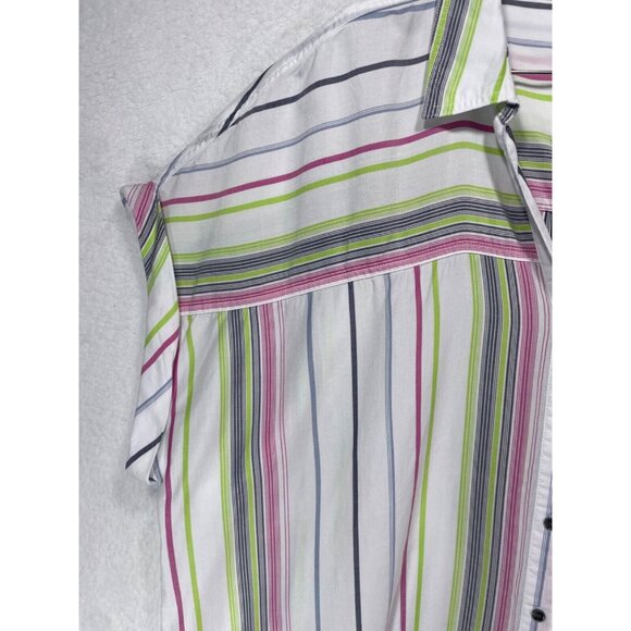 Westbound Woman 3X Short Sleeve Button Up Blouse NWT - Picture 3 of 13